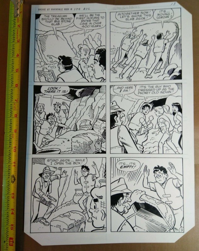 Original art: Stan Goldberg - Archie At Riverdale High #104 pg 9