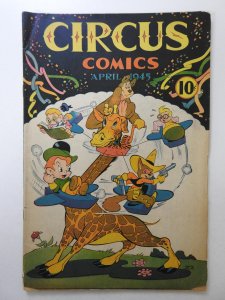 Circus Comics #1 (1945) Rags and Richie! HTF Book! SHarp VG- Condition!