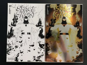 SPACE GHOST #1 CVR J 1:10 FOIL + O 1:25 LEE & CHUNG SET 2024 Dynamite PROSHIPPER