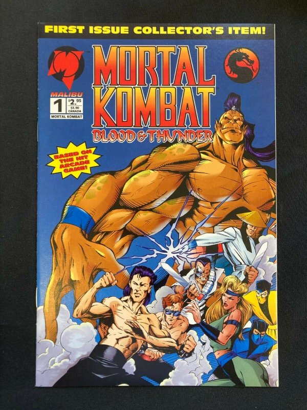 MORTAL KOMBAT:BLOOD & THUNDER #1(9.2) SUB-ZERO, JOHNNY CAGE, FIRST ISSUE (1994) 