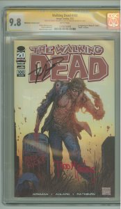 The Walking Dead #100 Cover D (2012) CGC SS 9.8 signed Kirkman, McFarlane WP