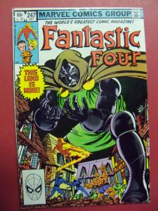 FANTASTIC FOUR #247  DOCTOR DOOM AND FF TEAM - UP (VF/NM 9.0 OR BETTER) MARVEL