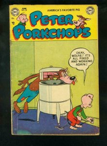 PETER PORKCHOPS #29 1954-DC COMICS-WASHING MACHINE G+
