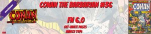 Conan the Barbarian 36 FN 6.0 Marvel 1974
