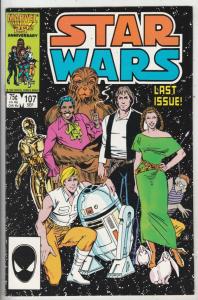 Star Wars #107 (Sep-86) NM High-Grade Luke, Han, Leah, C-3PO, R2D2