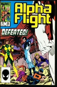 ALPHA FLIGHT #26-MARVEL COMICS-MUTANTS! NM