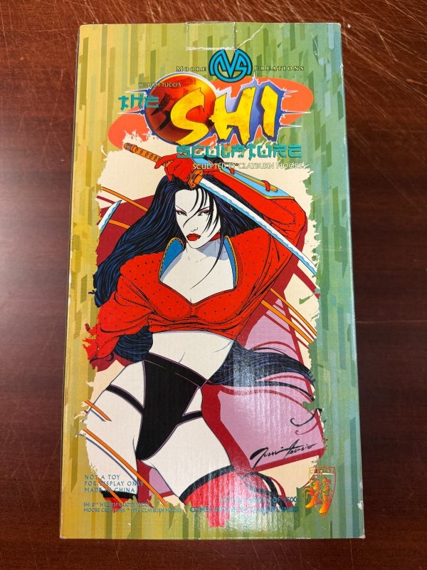 The Shi Sculpture Clayburn Moore Creations Statue New In Box 1996 #'d TB2