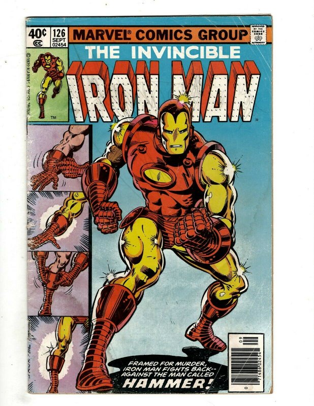 8 Iron Man Marvel Comics # 125 126 127 129 130 131 132 133 Tony Stark J451