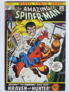 SPIDERMAN 111 F+ Aug. 1972 Kraven