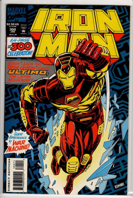 Iron Man #300 Direct Edition (1994) 9.2 NM-