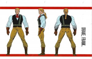 Official Handbook of the Marvel Universe Sheet- Drake, Frank