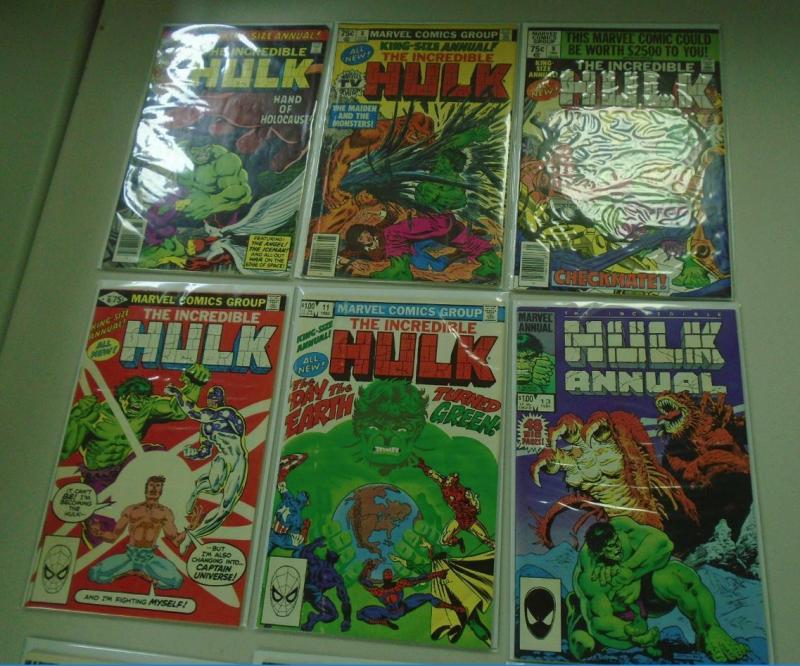 Hulk Specials and Annuals  Lot - see pics - 29 books - avg 8.0 - years vary