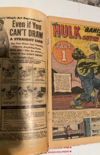 The Incredible Hulk #3 (1962)The Hulk goes beserik- see deecription