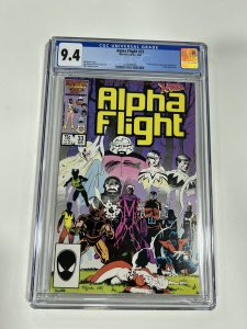 ALPHA FLIGHT 33 CGC 9.4 WHITE PAGES MARVEL 1986