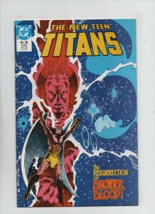 New Teen Titans #28 - 2nd Series - The Resurrection Of Brother Blood! (9.2) 1986