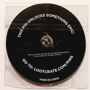 PRIMAL LOOTPIN | CLAW SCRATCHED SMILEY FACE  | LOOTCRATE 2017 | NIB