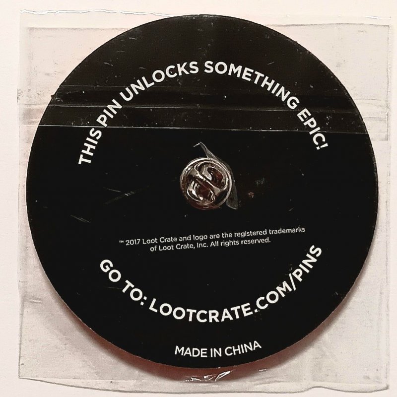 PRIMAL LOOTPIN | CLAW SCRATCHED SMILEY FACE  | LOOTCRATE 2017 | NIB