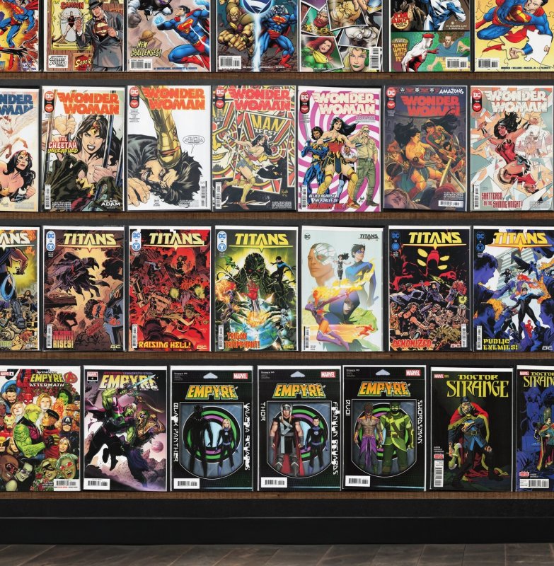 Huge Lot 140+ Comics with Action Comics, The Uncanny X-Men & More!