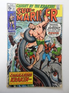 Sub-Mariner #27 (1970) VG Condition