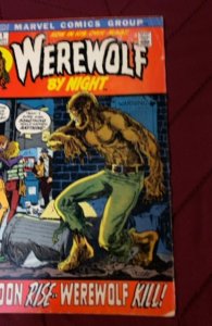 Werewolf by Night #1 (1972)first solo series app someWear upper cover and back