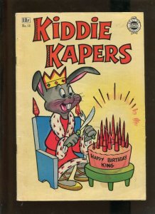 KIDDIE KAPERS #14 (4.0) KING KARROT THE ROYAL RABBIT!! 1963