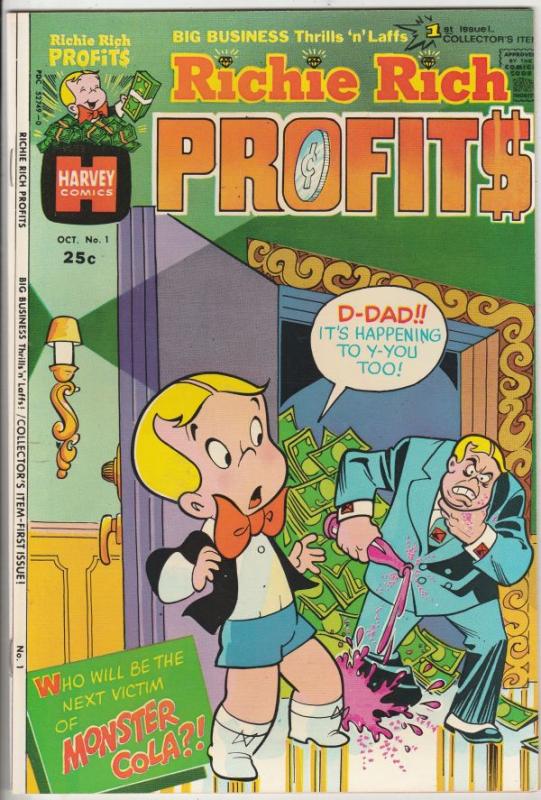 Richie Rich Profits #1 (Oct-74) NM+ High-Grade Richie Rich