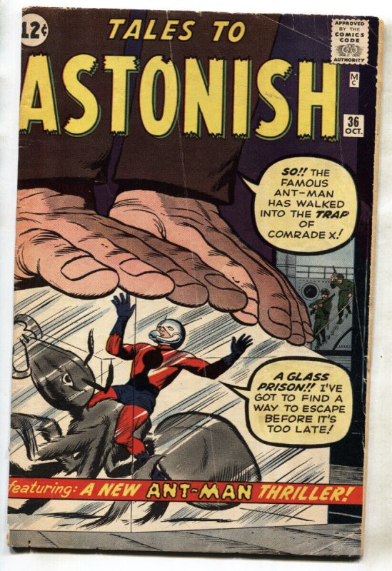 Tales To Astonish #36--1962--Marvel--comic book--Antman