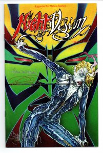 Night Vision #1 2 3 & 4 triple signed set by Quinn/Hannibal/Tim Vigil - Horror 