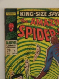 Amazing Spider-Man Annual #5 1st App Richard & Mary Parker 1968 Silver Age VG
