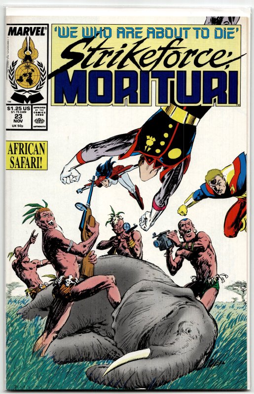 Strikeforce: Morituri #23 (1988) Strikeforce: Morituri