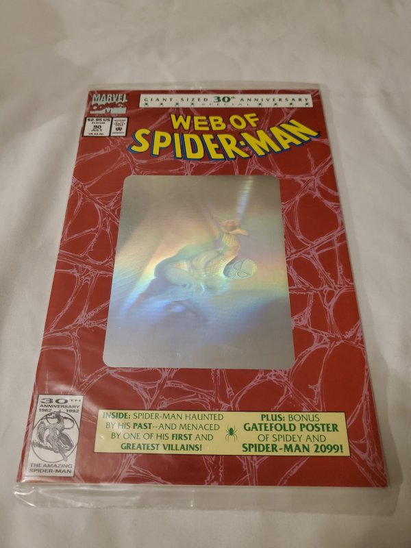 Web of Spider-Man 90 Near Mint- Cover by John Romita Sr.