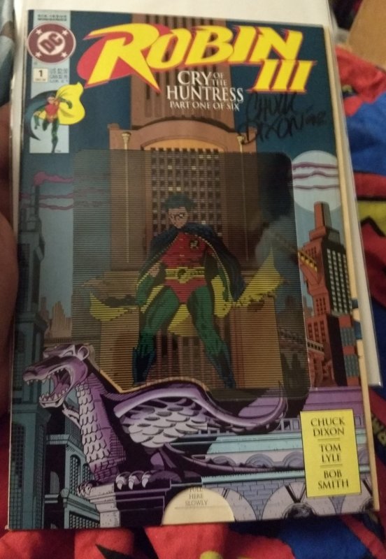 Robin III Cry of the Hunters #1 NM Signed by Chuck Dixon