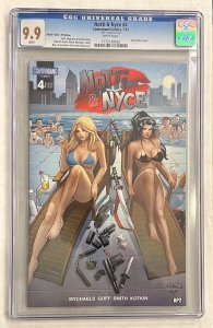 Notti & Nyce #4 (2013) CGC 9.9 KOTKIN “Nice” AP Edition RARE CONTRABAND Comic