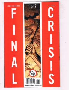 Final Crisis #1 VF DC Comics Modern Age Comic Book Morrison JLA 2008 DE48