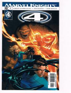 Fantastic Four # 1 Marvel Comic Books Marvel Knights The Thing Human Torch!! S50