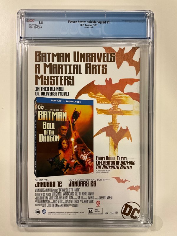 Future State: Suicide Squad #1 Variant Cover (2021) CGC 9.8