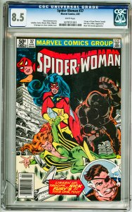 Spider-Woman #37 (1981) CGC 8.5! Cracks on slab