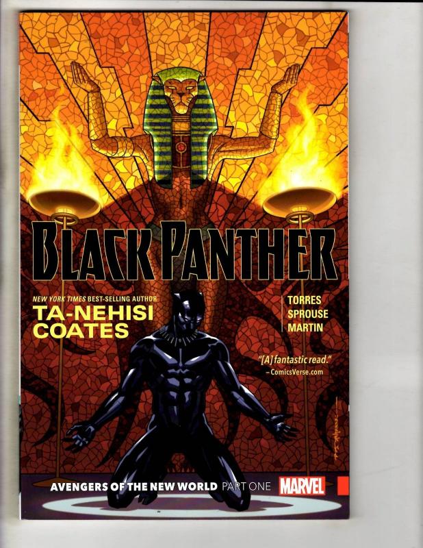 Black Panther Vol. # 4 Avengers New World Marvel Comics Graphic Novel TPB J302