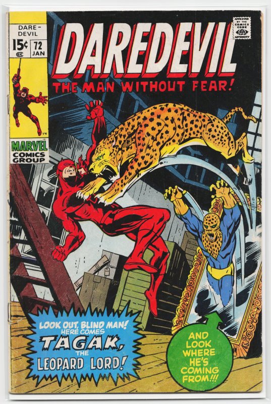 Daredevil #72 (1971) Daredevil