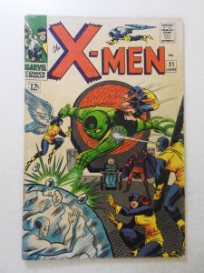 The X-Men #21 (1966) VG- Condition 1 in tear bc