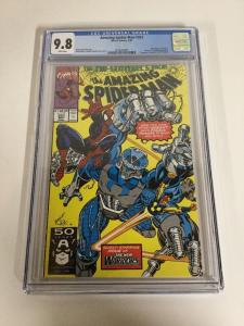 Amazing Spider-Man 351 Cgc 9.8 White Pages Mark Bagley Art Begins
