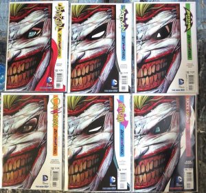 DEATH OF THE FAMILY Bat-Titles Crossover Lot of 6 issues Joker's Mask 2012