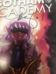 Gotham Academy (2015) # 2 (FN/VF) Variant • The New 52 • Signed By Becky Cloonan