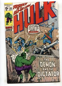 Incredible Hulk #133- comic book marvel-1970 FN