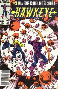 HAWKEYE  (1983 Series)  (MARVEL) #3 NEWSSTAND Good Comics Book