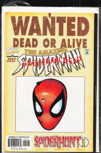 The Sensational Spider-Man #25 Direct Edition - Wanted Variant (1998) Spide...