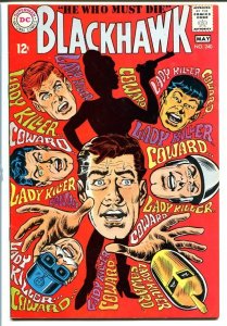 BLACKHAWK #240-DC-PSYCHADELIC COVER-Cool issue! VF