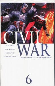 Civil War #6  (2006) Captain America