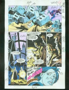 ORIGINAL D.C. COLOR GUIDE ROBIN ANNUAL #2 PG 24-SIGNED VG