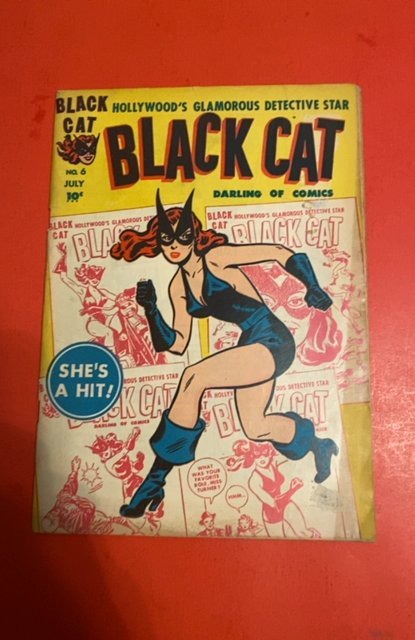 Black Cat Comics #6 (1947) Golden Age Heroine